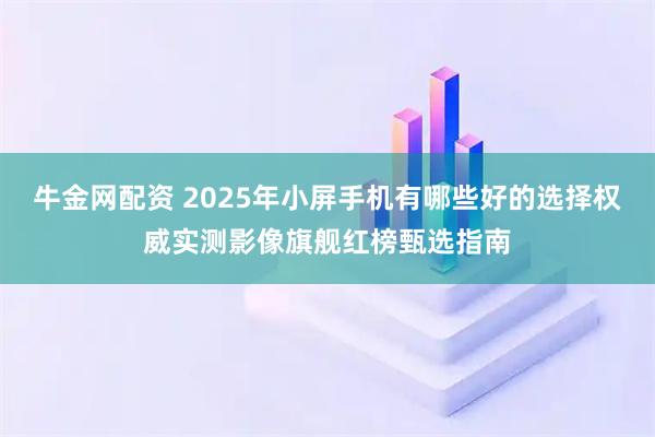 牛金网配资 2025年小屏手机有哪些好的选择权威实测影像旗舰红榜甄选指南